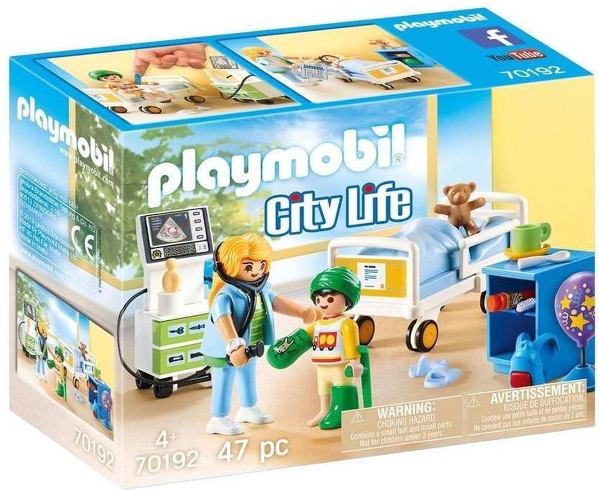 Playmobil City Life Kinderziekenhuiskamer (70192)