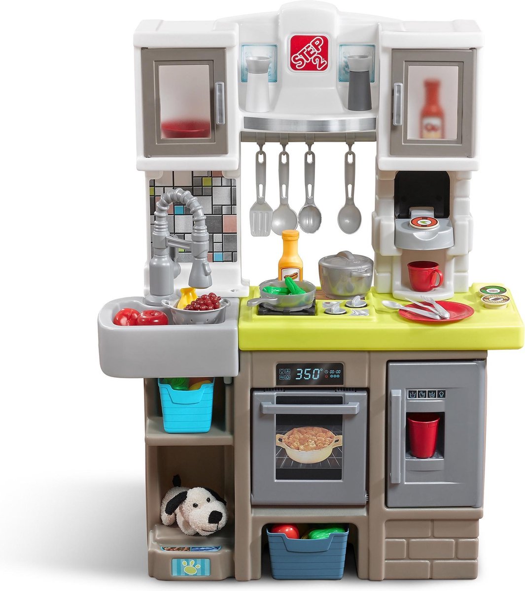 Step2 Speelgoedkeuken Contemporary Chefs Kitchen 98 cm - Bruin