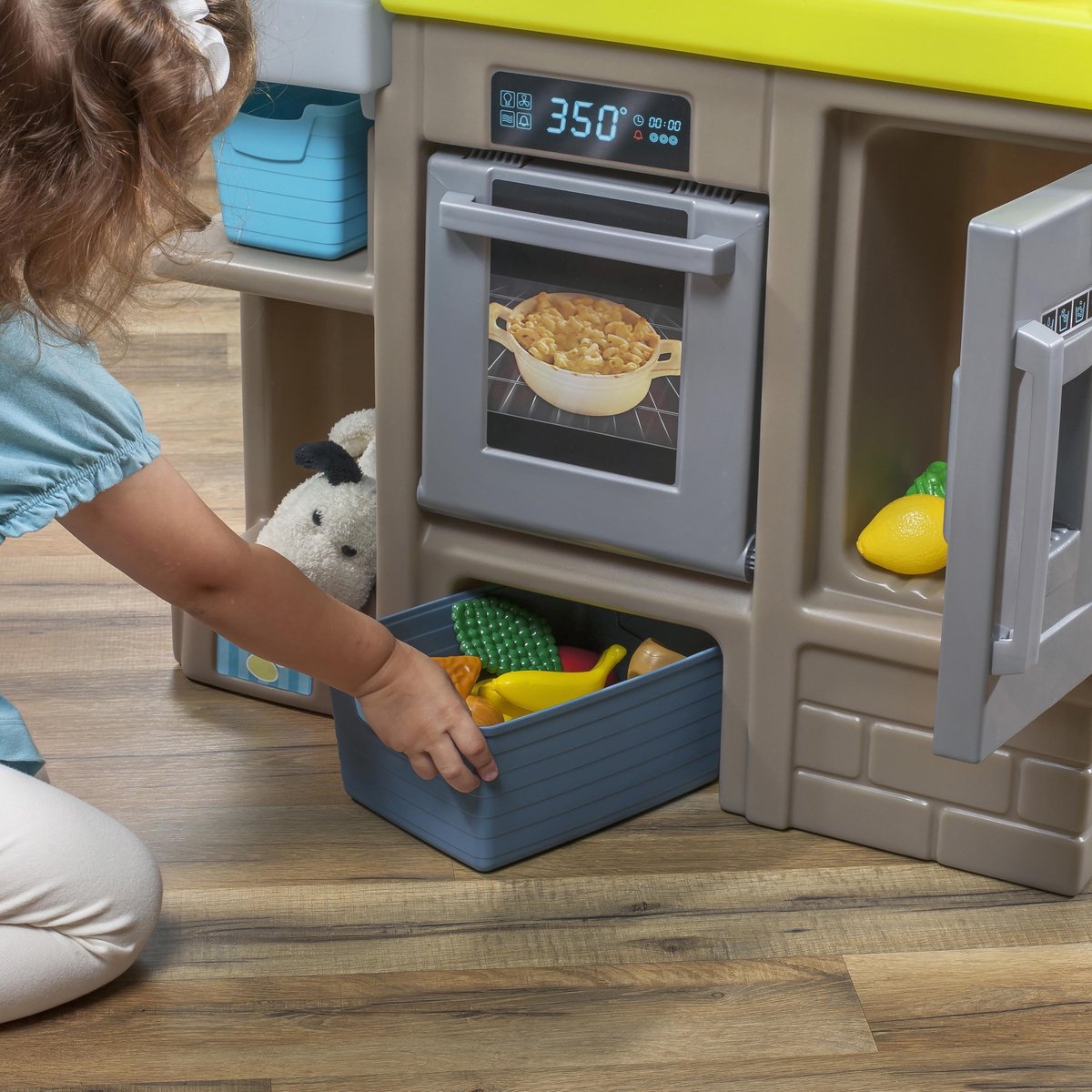 Step2 Speelgoedkeuken Contemporary Chefs Kitchen 98 cm - Bruin