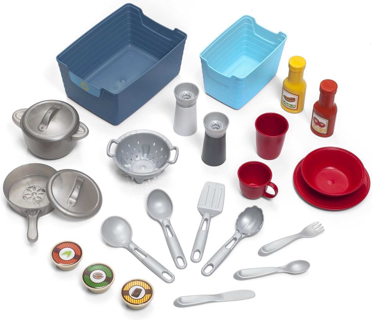 Step2 Speelgoedkeuken Contemporary Chefs Kitchen 98 cm - Bruin