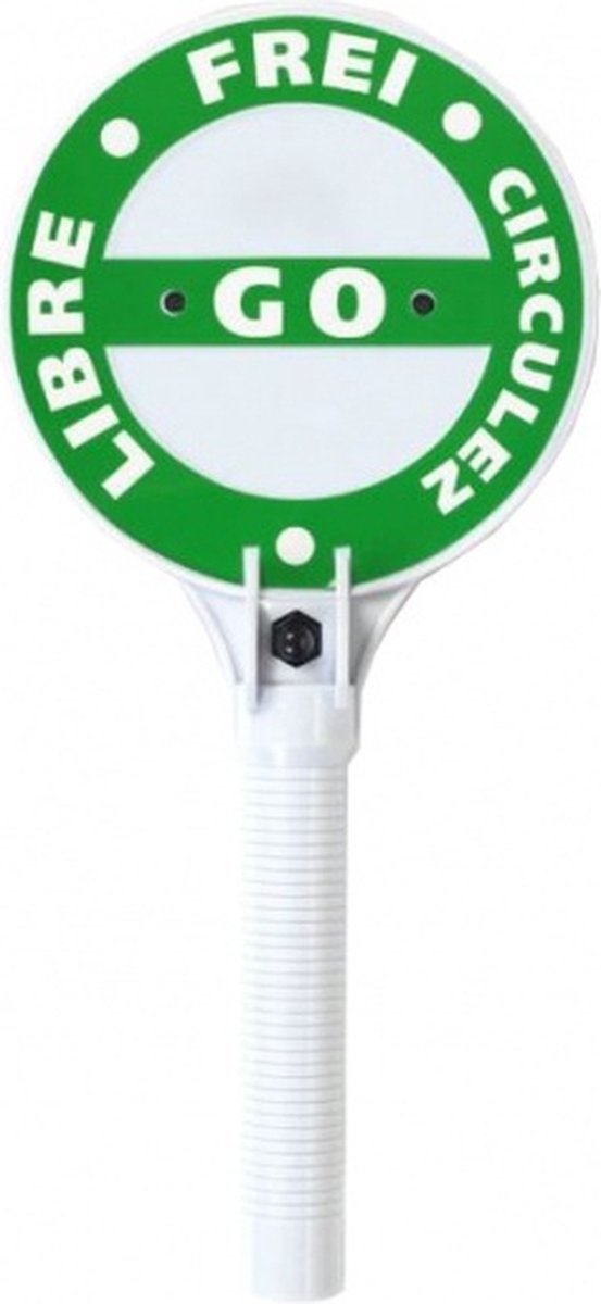 Theo Klein Klein politie stopbord met handvat en knipperlicht 29 cm - Rood