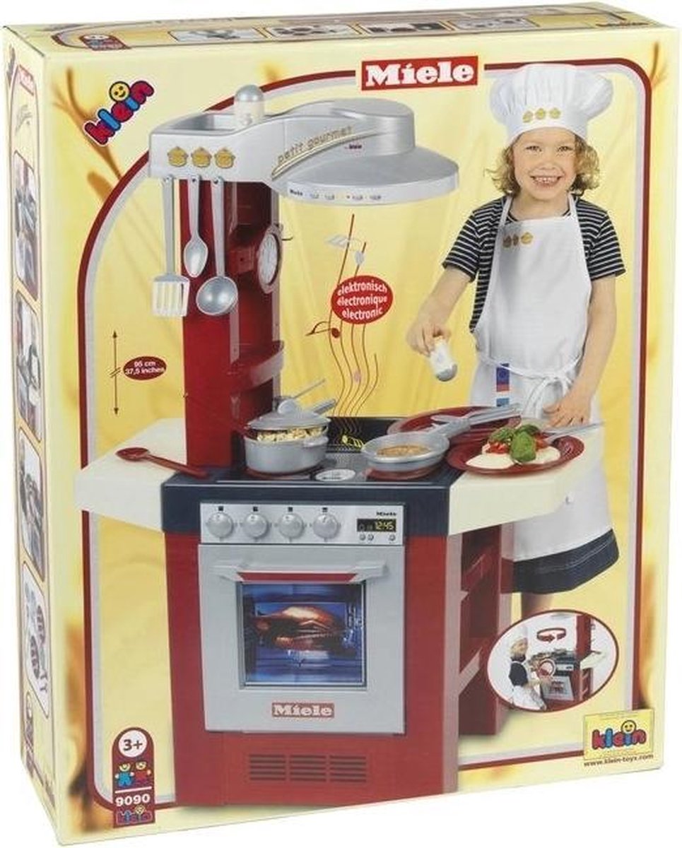 Klein Miele keuken "Petit Gourmet" 18 delig - Grijs