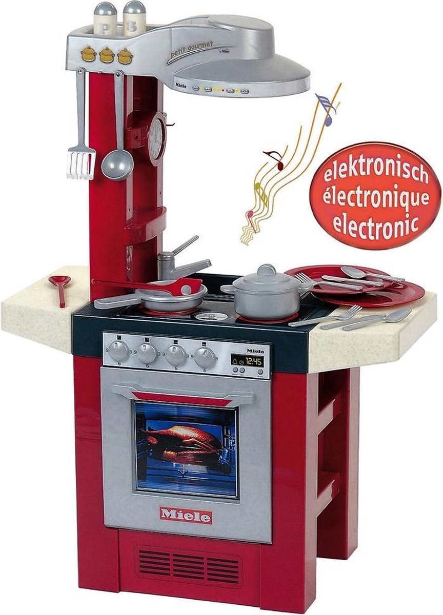 Klein Miele keuken "Petit Gourmet" 18 delig - Grijs