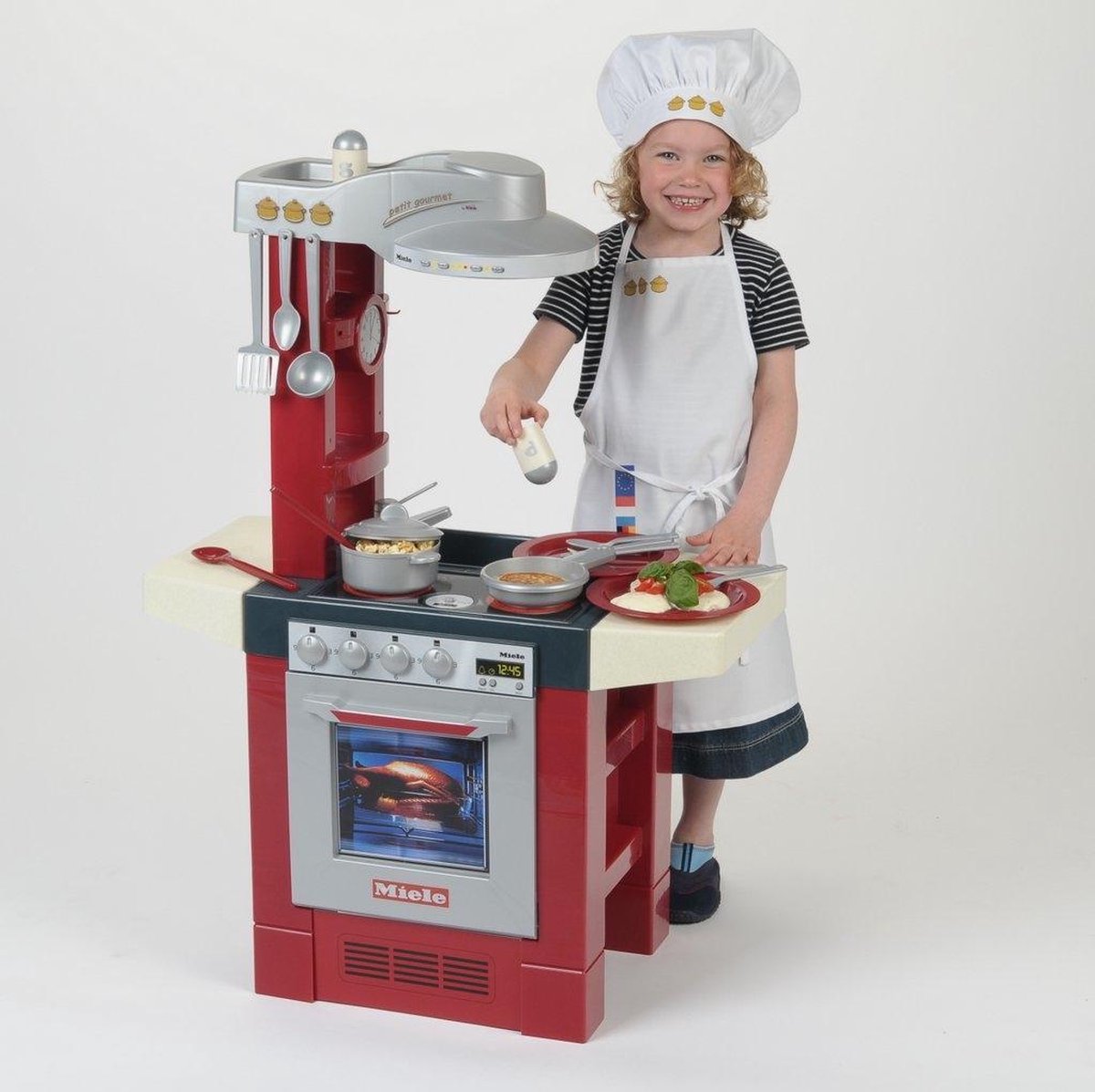 Klein Miele keuken "Petit Gourmet" 18 delig - Grijs