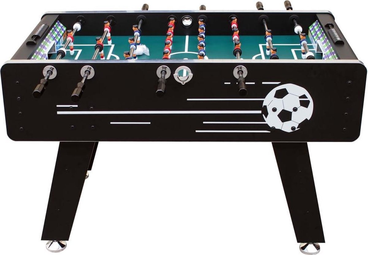 Cougar Arena TS voetbaltafel met telescoopstangen 141 cm - Zwart