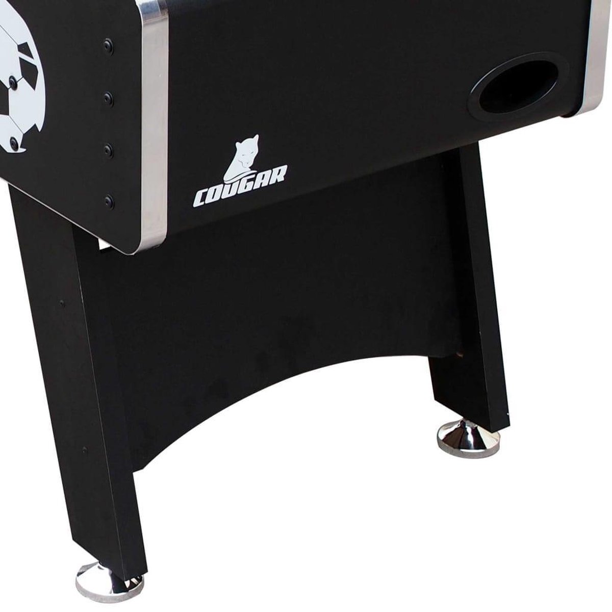 Cougar Arena TS voetbaltafel met telescoopstangen 141 cm - Zwart
