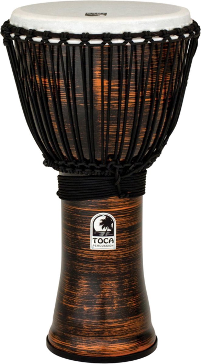 Toca TF2DJ-12SC 12 inch Freestyle II Djembe Rope Tuned Copper