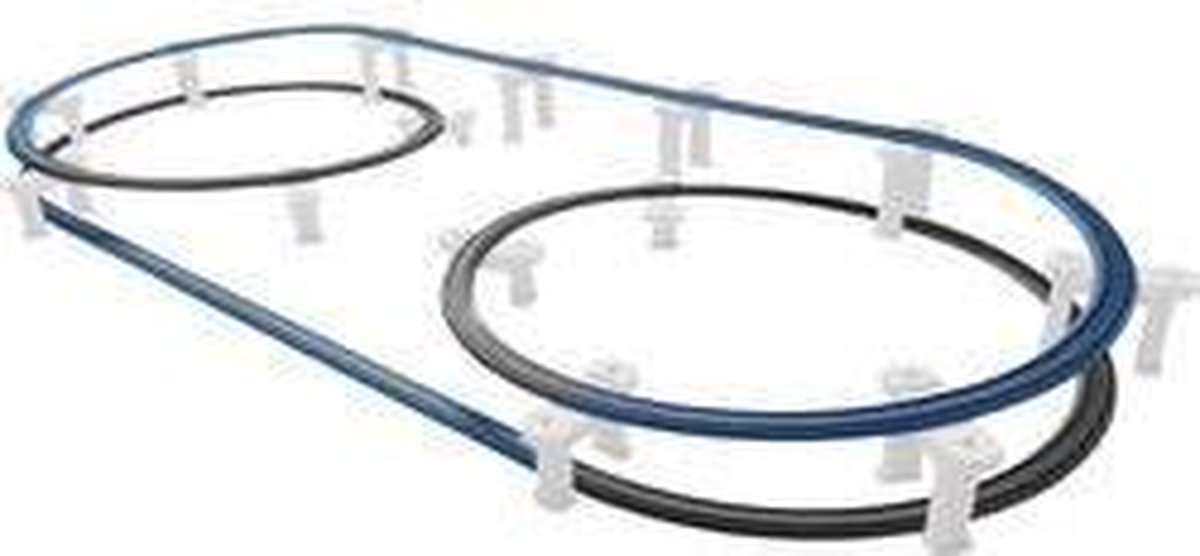 Märklin Marklin aanvullingsset Airport Express viaductspoorweg - Grijs