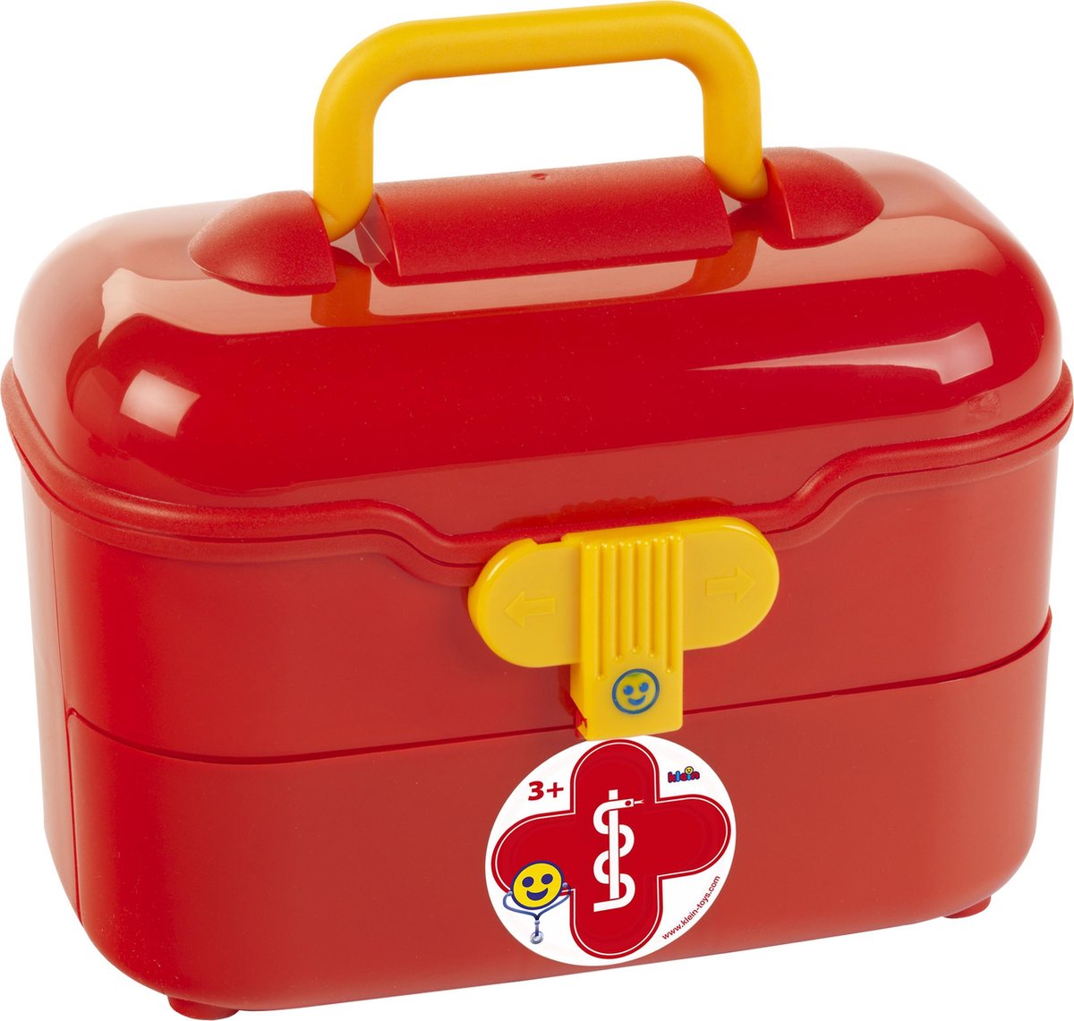 Klein Dokterskoffertje met accessoires 10 delig - Rood