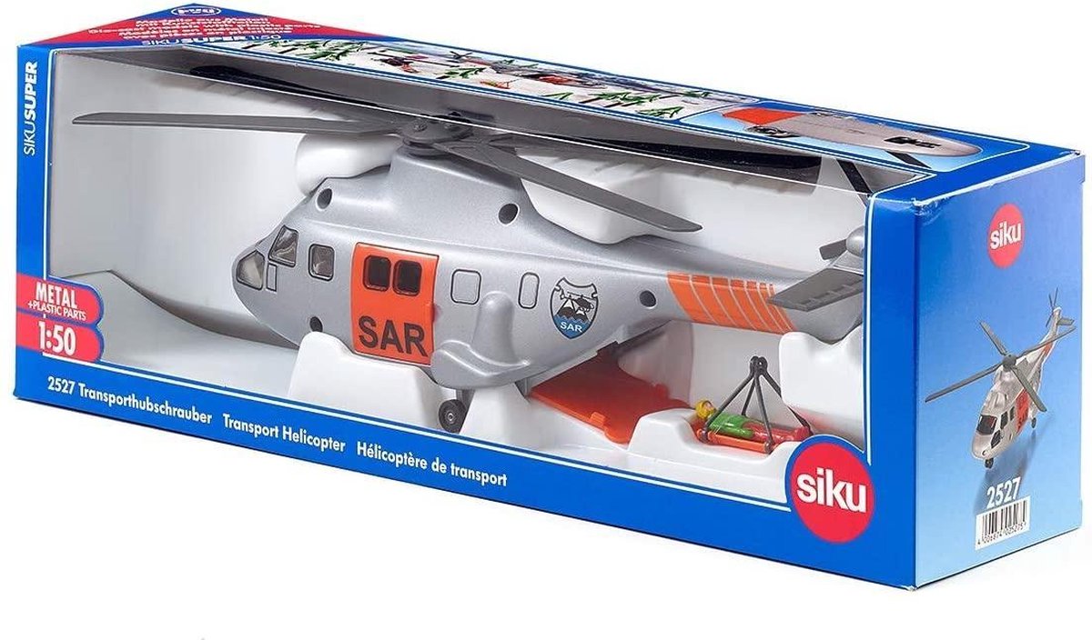 Siku transporthelikopter 29 cm - Grijs