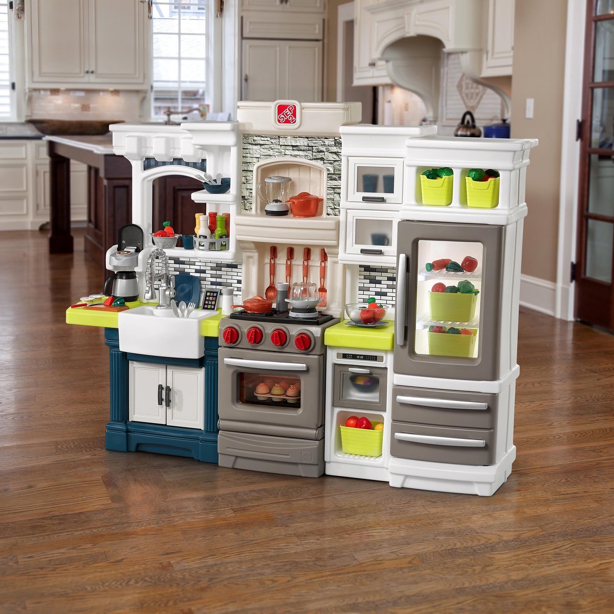 Step2 speelkeuken Elegant Edge Kitchen 167 cm 78 delig