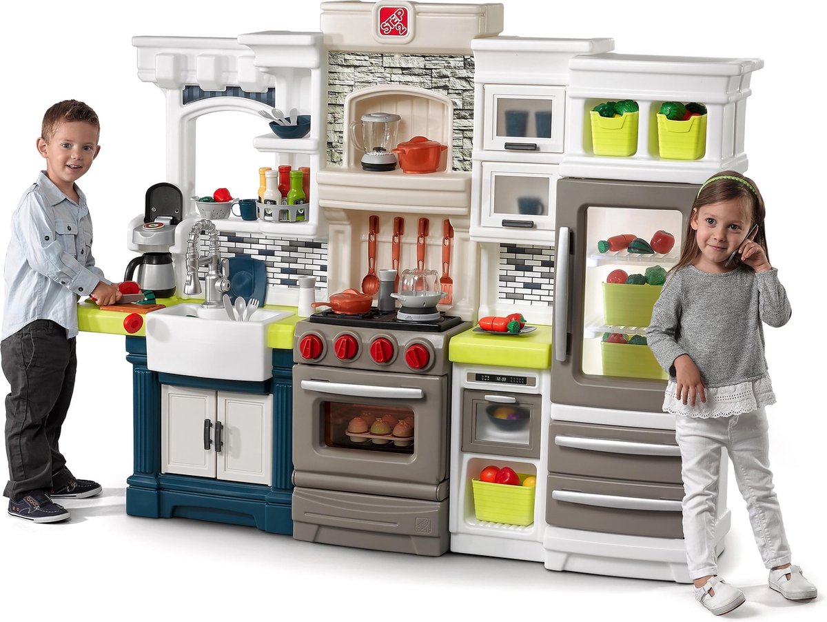 Step2 speelkeuken Elegant Edge Kitchen 167 cm 78 delig