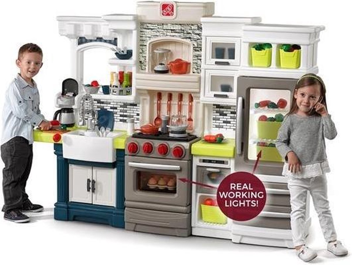 Step2 speelkeuken Elegant Edge Kitchen 167 cm 78 delig