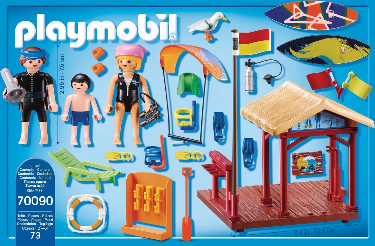 Playmobil Family Fun Watersportschool (70090)