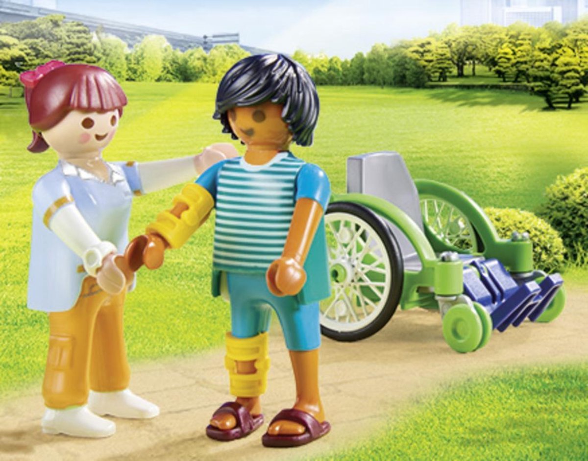 Playmobil City Life Patiënt in rolstoel (70193)