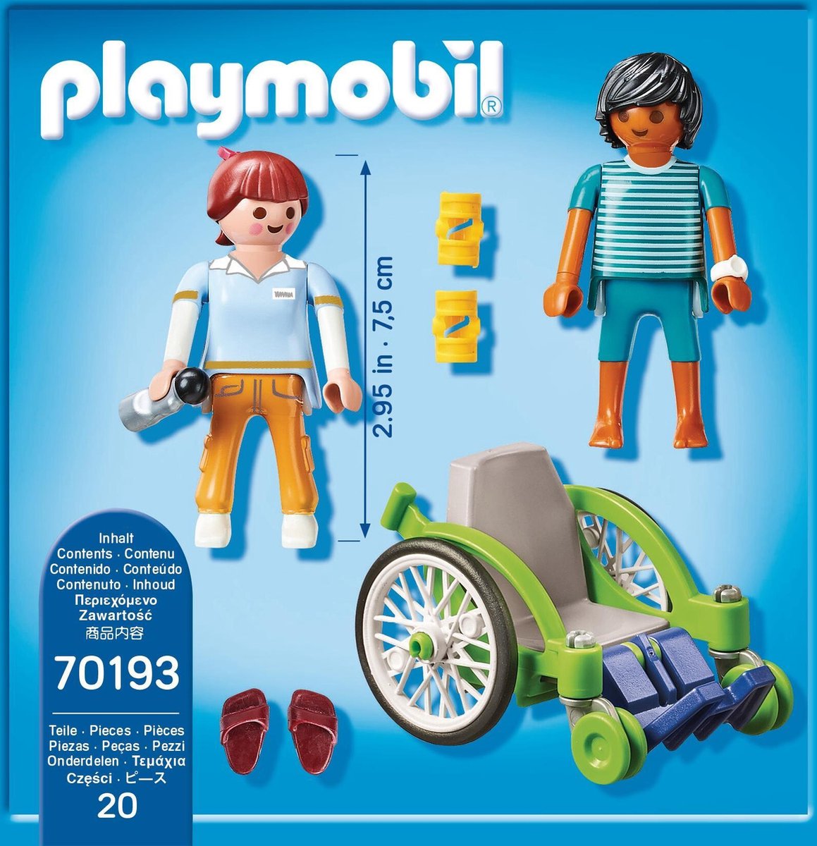 Playmobil City Life Patiënt in rolstoel (70193)