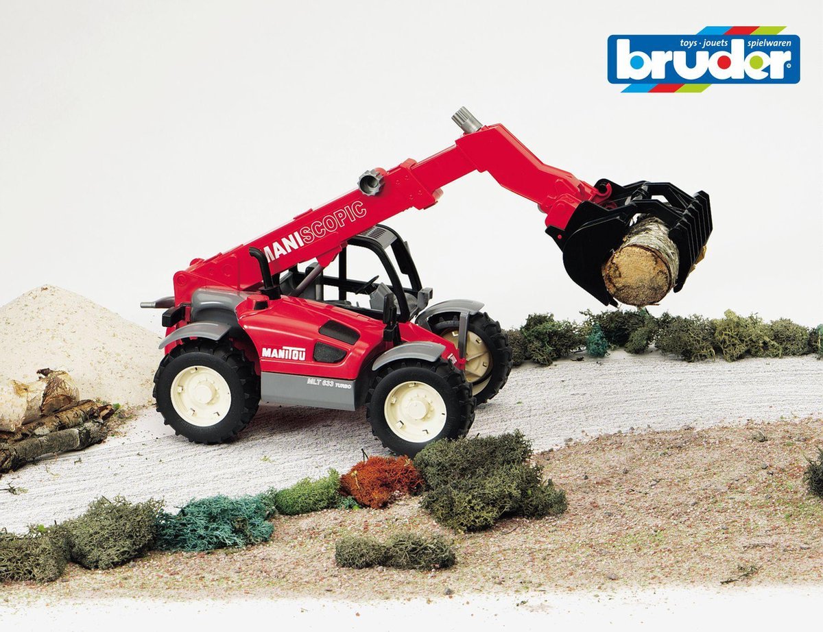 Bruder Manitou MLT 633 (02125) - Rood