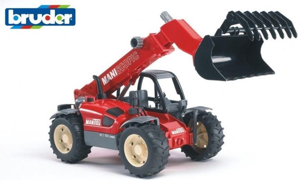Bruder Manitou MLT 633 (02125) - Rood