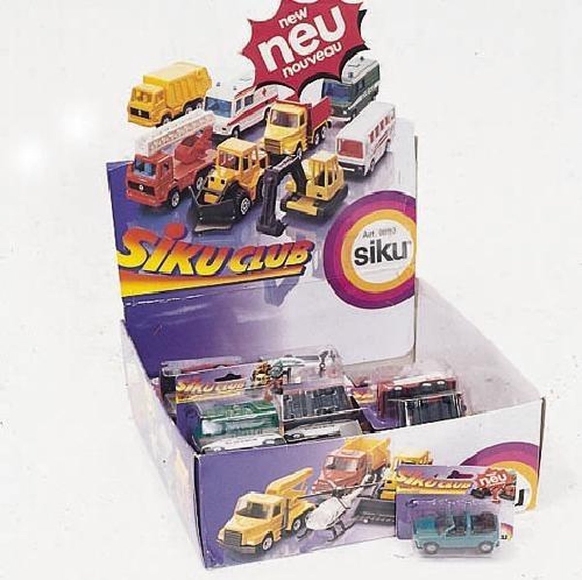 Siku graafmachine/zwart (0801) - Geel