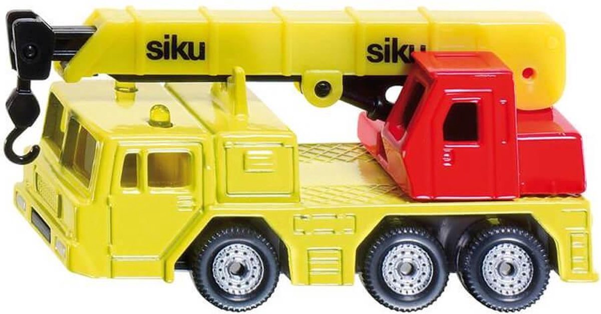 Siku hydraulische kraanwagen/rood (1326) - Geel