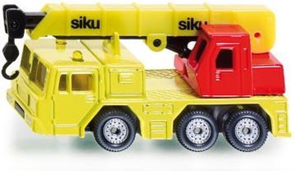 Siku hydraulische kraanwagen/rood (1326) - Geel