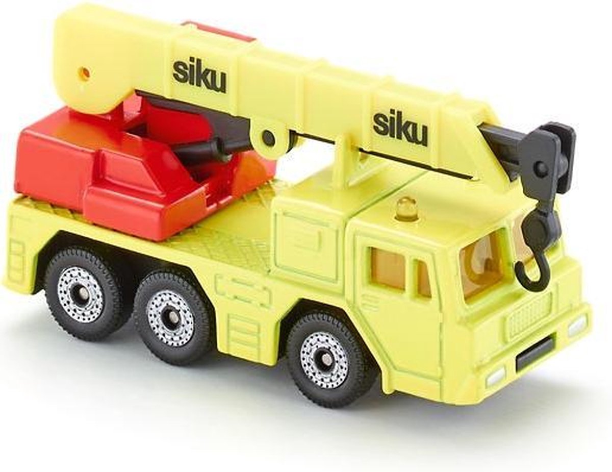 Siku hydraulische kraanwagen/rood (1326) - Geel