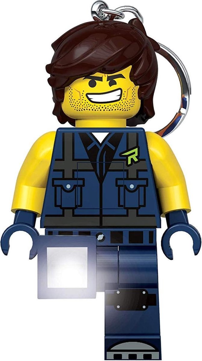 Lego Movie 2: Captain Rex sleutelhanger met licht 7 cm - Zwart