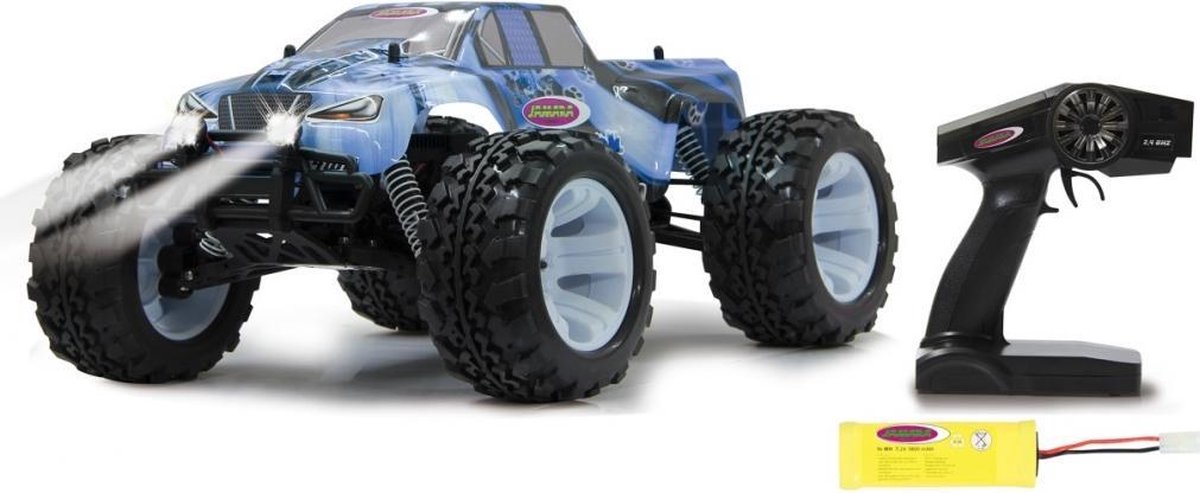 Jamara RC Tiger Ice monstertruck jongens 2,4G 1:10 - Blauw