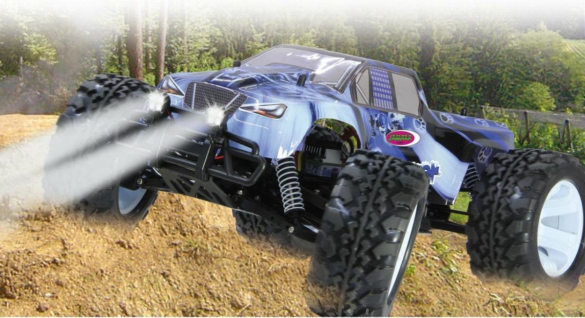 Jamara RC Tiger Ice monstertruck jongens 2,4G 1:10 - Blauw