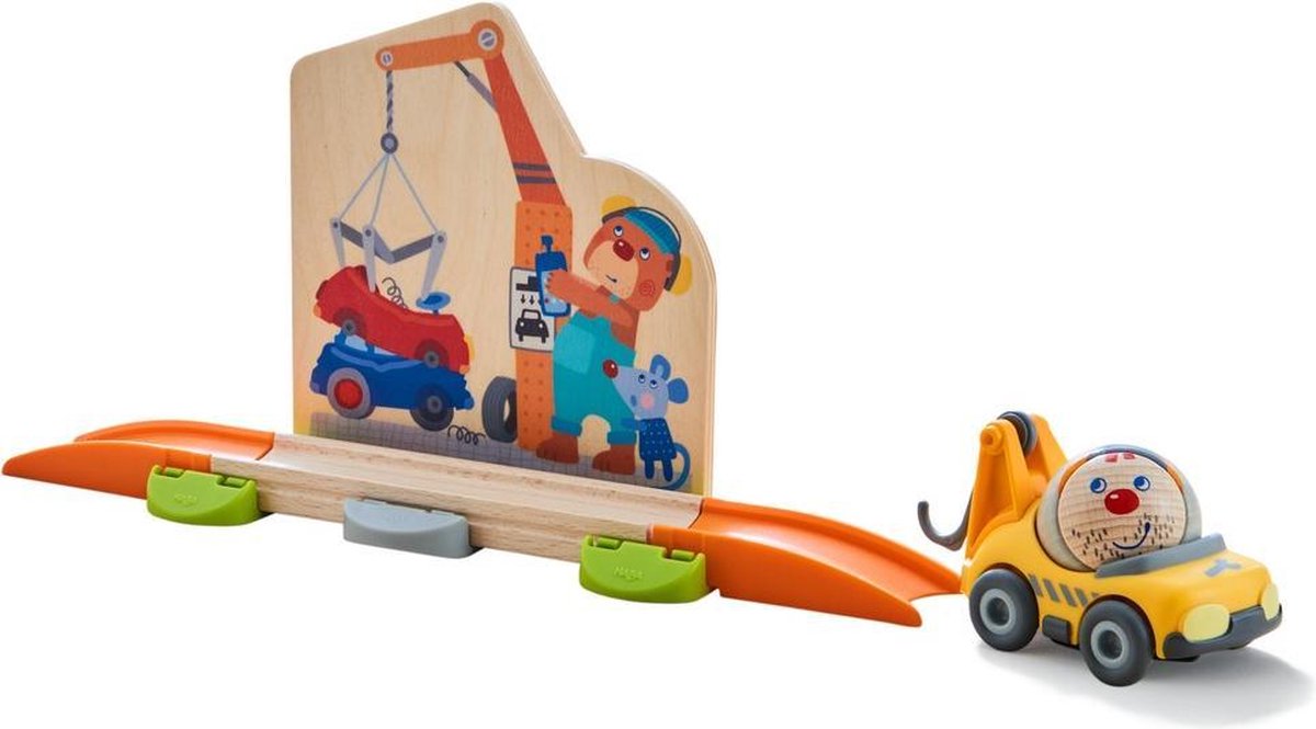 HABA speelbaan sloperij hout 9 delig 38 cm