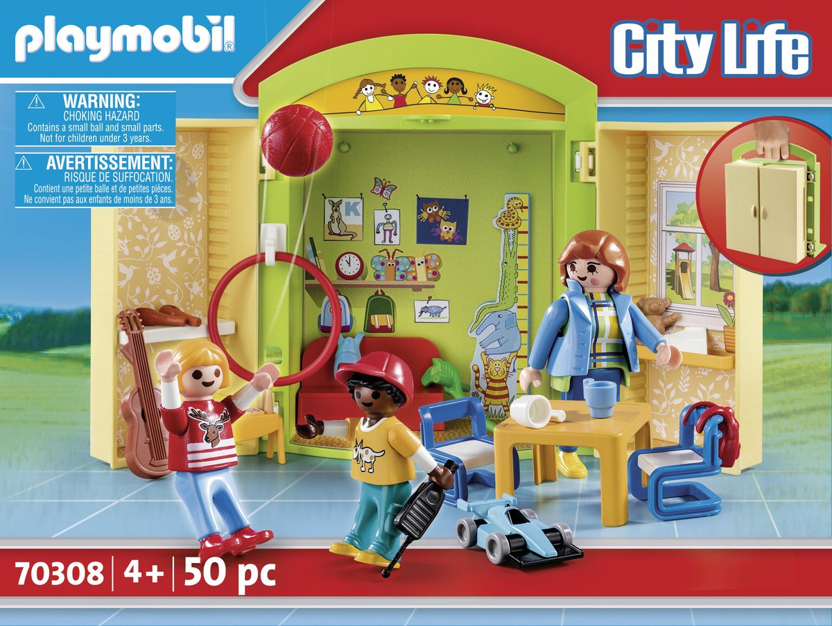 Playmobil City Life speelbox kinderdagverblijf (70308)