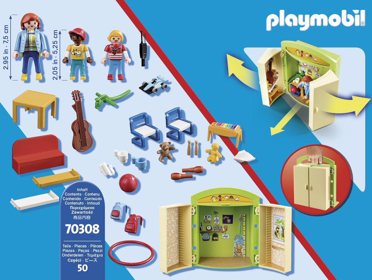 Playmobil City Life speelbox kinderdagverblijf (70308)