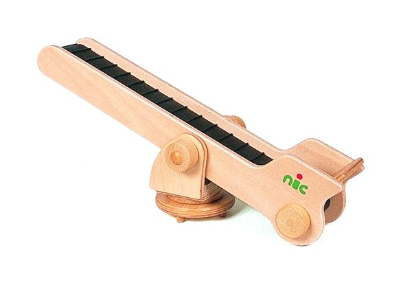 Nic transportband zonder voertuig 47 cm blank hout