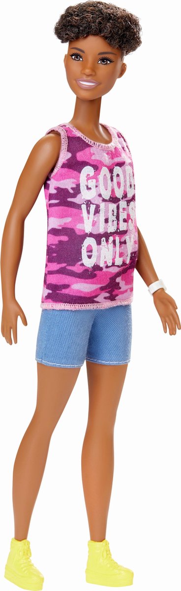 Mattel Barbie tienerpop Fashionistas #128 30 cm - Roze