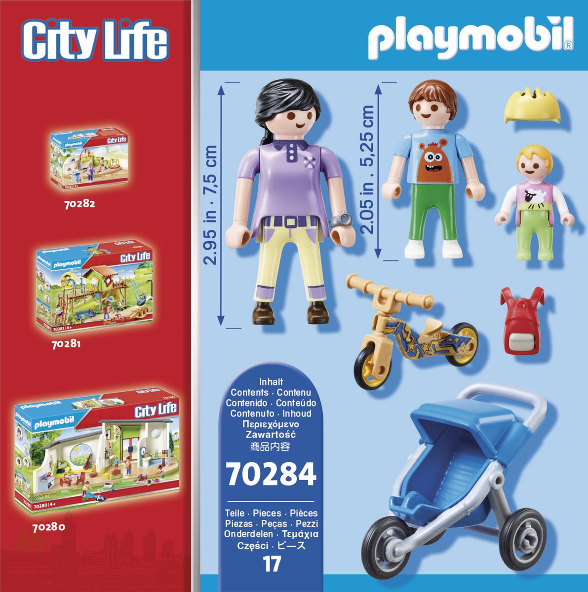 Playmobil City Life: Mama met kinderen (70284)