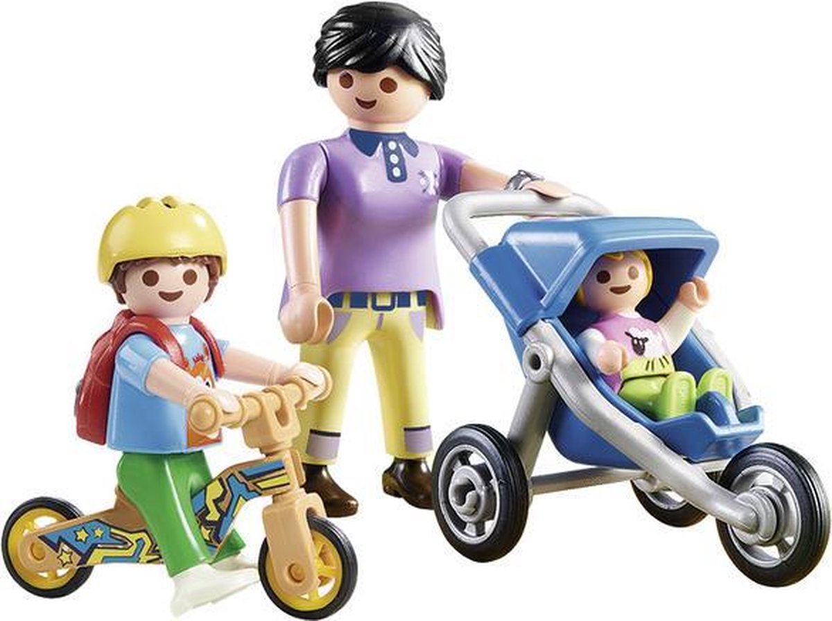 Playmobil City Life: Mama met kinderen (70284)