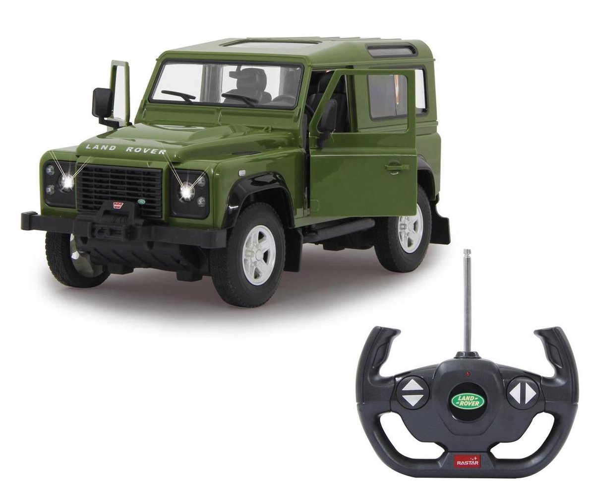 Rastar RC Land Rover Defender jongens 40 MHz 1:14 - Groen