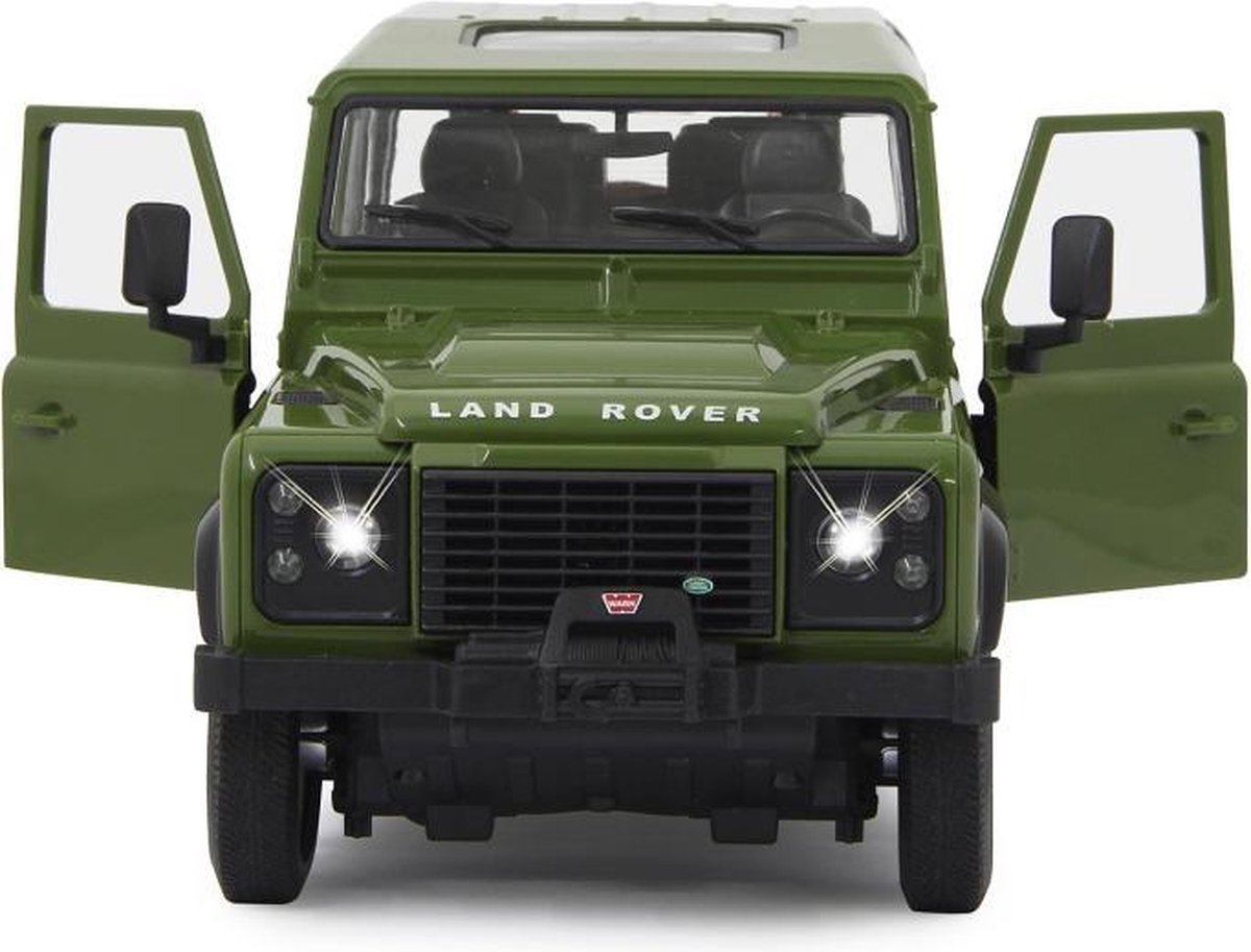 Rastar RC Land Rover Defender jongens 40 MHz 1:14 - Groen