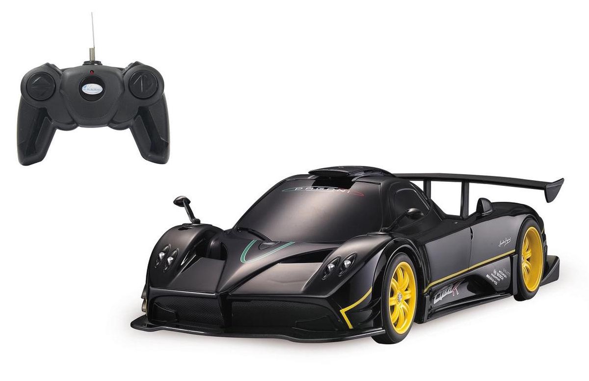 Rastar RC Pagani Zonda R jongens 27 MHz 1:24 - Zwart