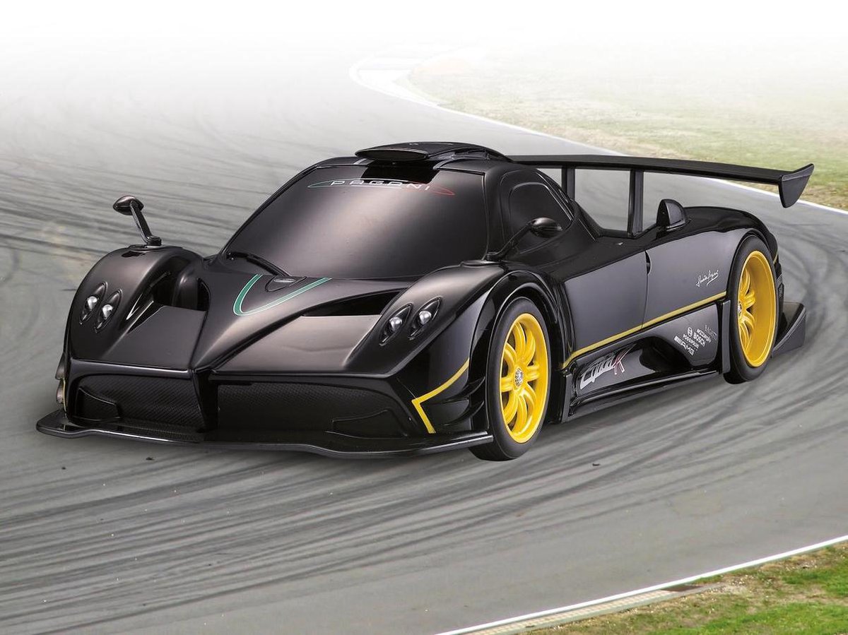Rastar RC Pagani Zonda R jongens 27 MHz 1:24 - Zwart