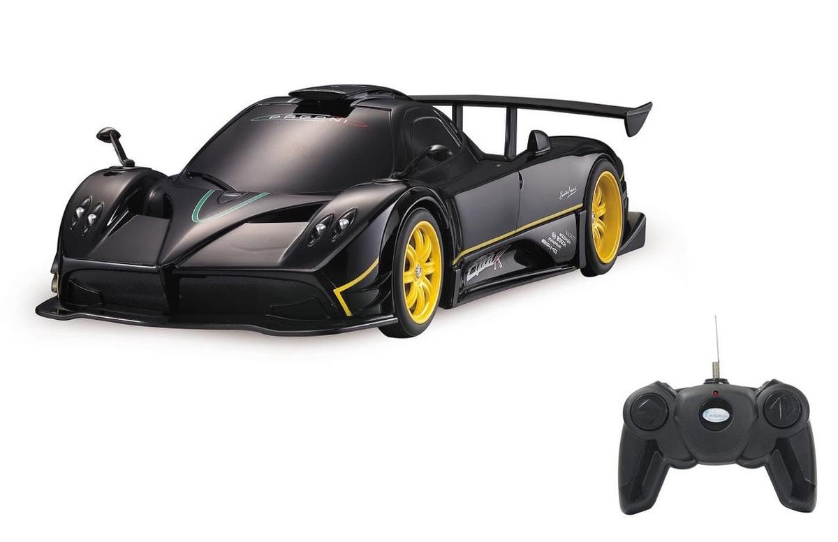 Rastar RC Pagani Zonda R jongens 27 MHz 1:24 - Zwart