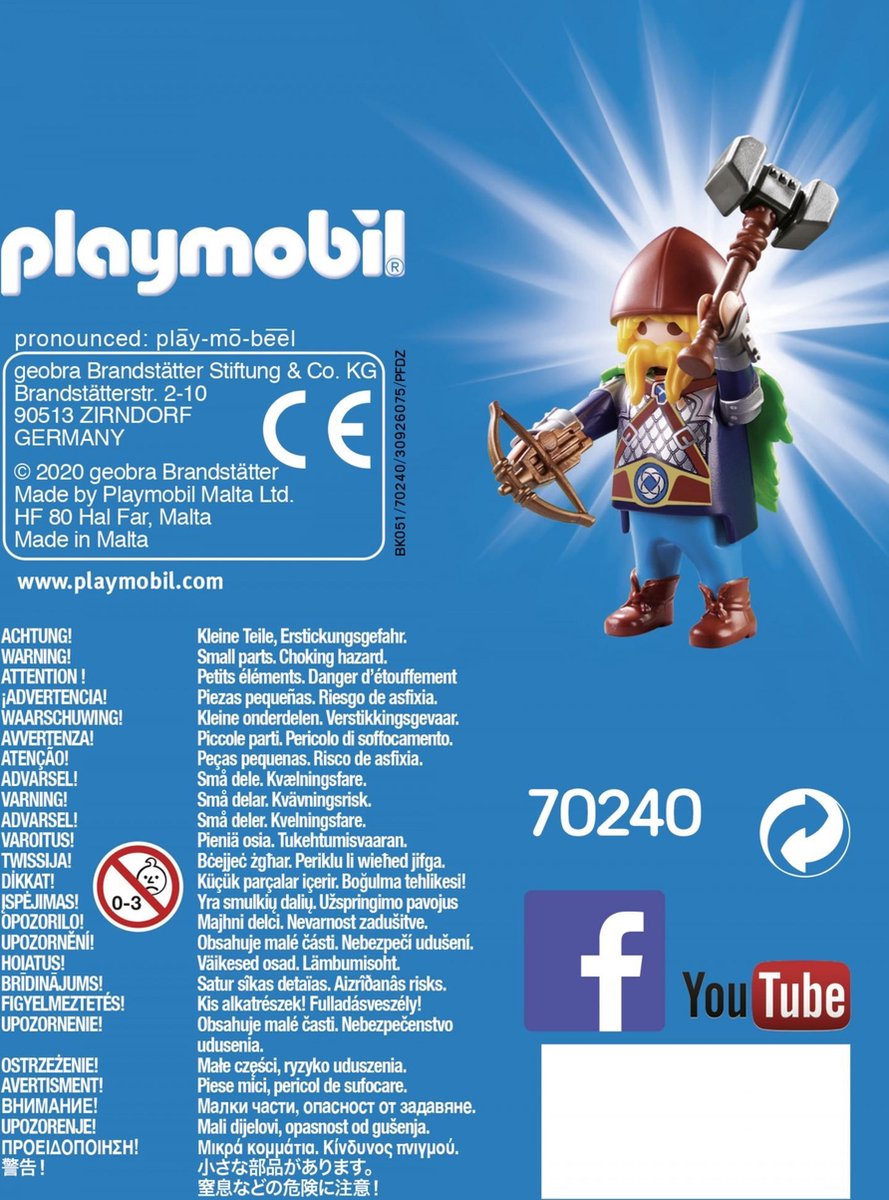 Playmobil Playmo Friends Dwergenkrijger (70240)