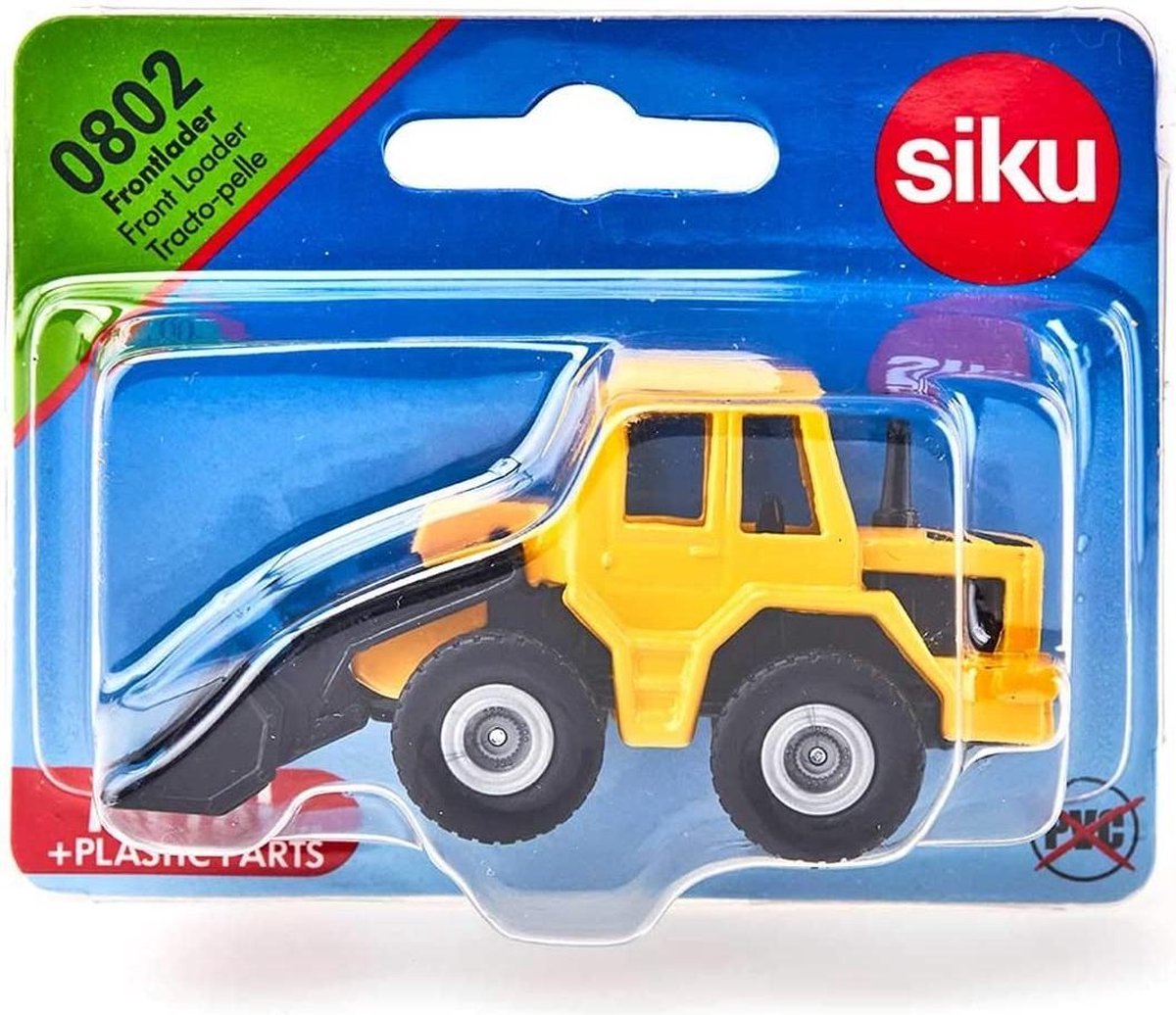 Siku voorlader/zwart (0802) - Geel