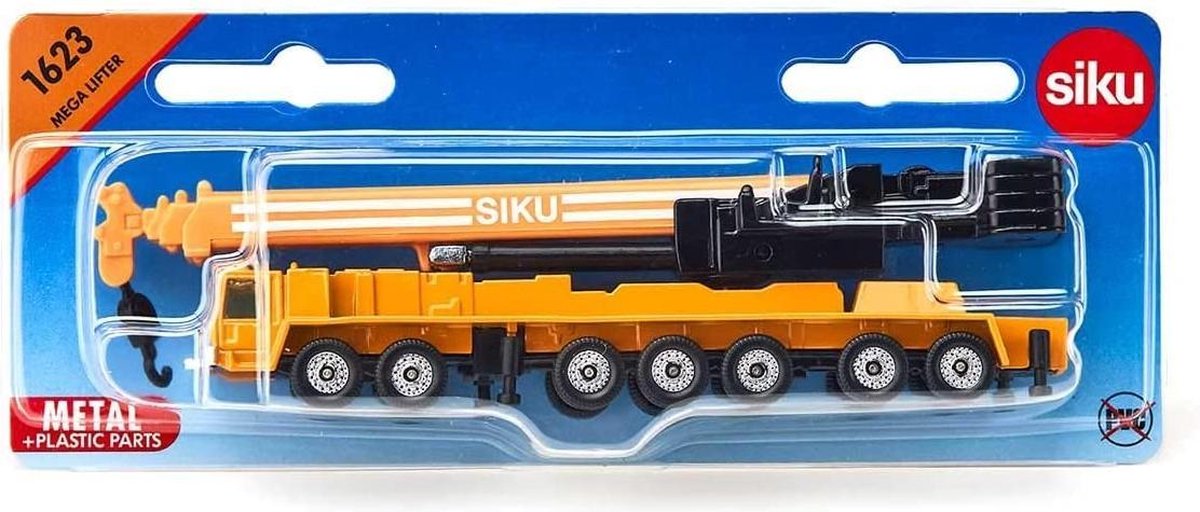 Siku kraanwagen met telescooparm (1623) - Zwart