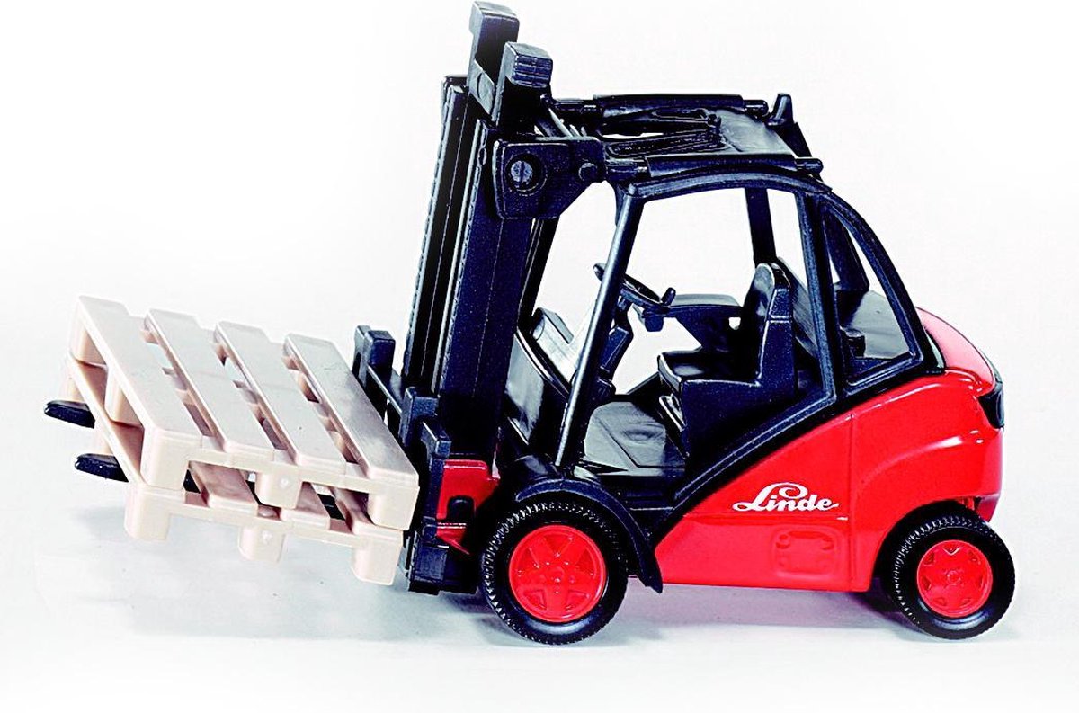 Siku Linde vorkheftruck rood/zwart (1722)