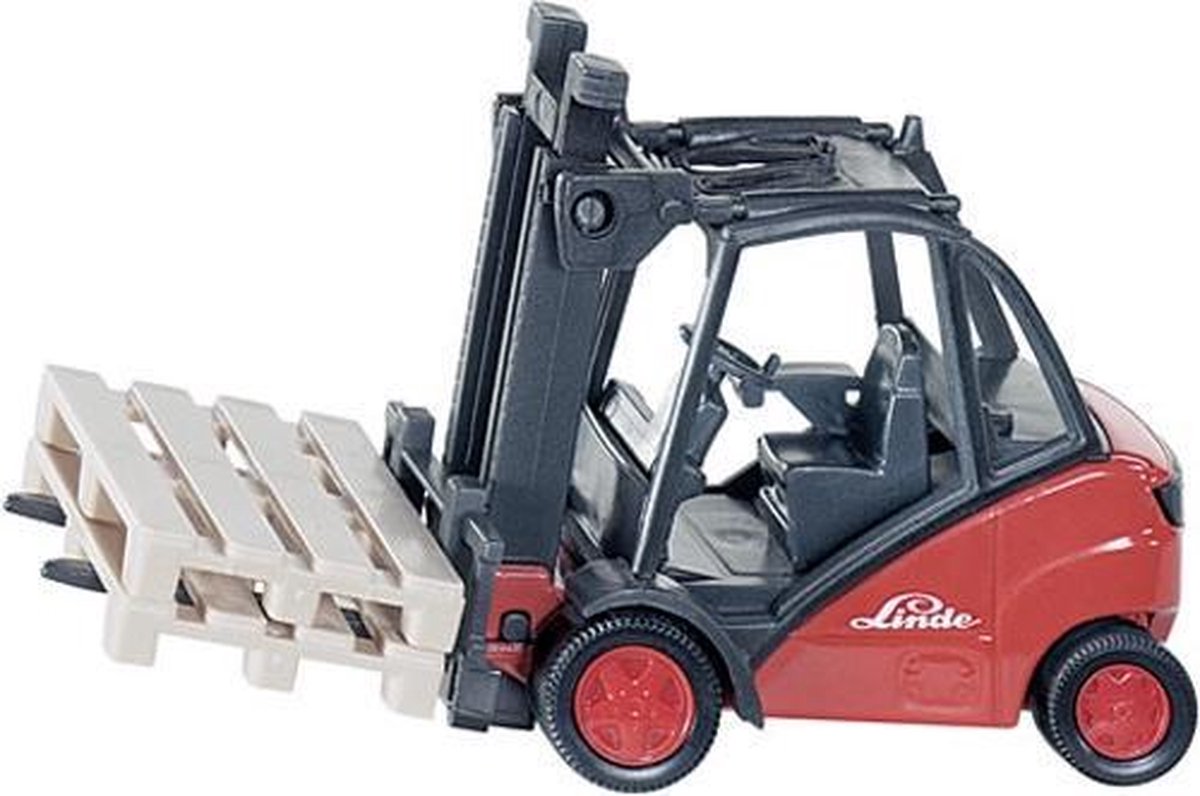 Siku Linde vorkheftruck rood/zwart (1722)