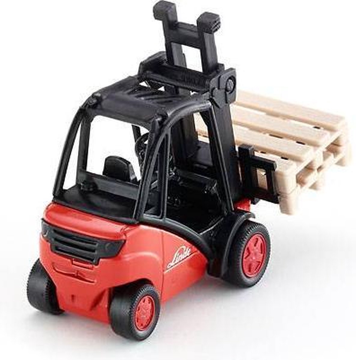 Siku Linde vorkheftruck rood/zwart (1722)