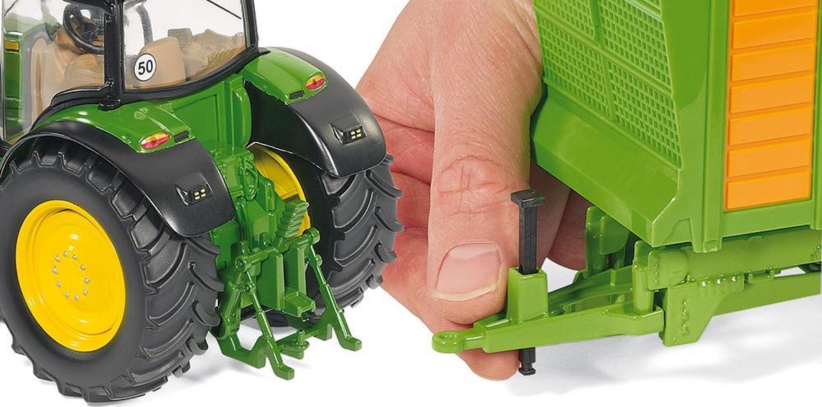 Siku John Deere 6210R tractor 1:32 (3282) - Groen