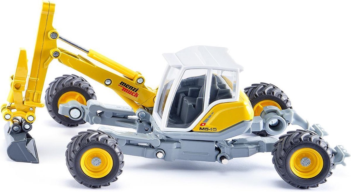 Siku Menzi Muck M545 graafmachine/grijs (3548) - Geel