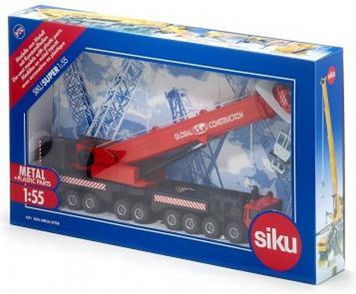 Siku Mega Lifter kraanwagen met telescopische arm (4311) - Rood